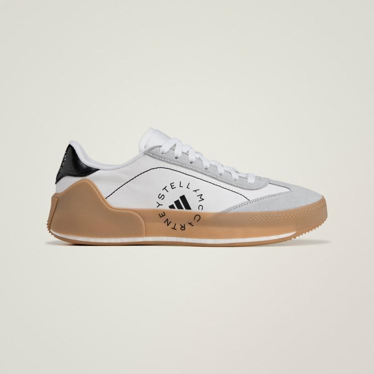 adidas adidas adidas by Stella McCartney Court Boost Fitnessschuhe Damen - Cloud White / Charcoal / Core Black - 6 | SportScheck