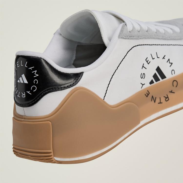 adidas adidas adidas by Stella McCartney Court Boost Fitnessschuhe Damen - Cloud White / Charcoal / Core Black - 7 | SportScheck