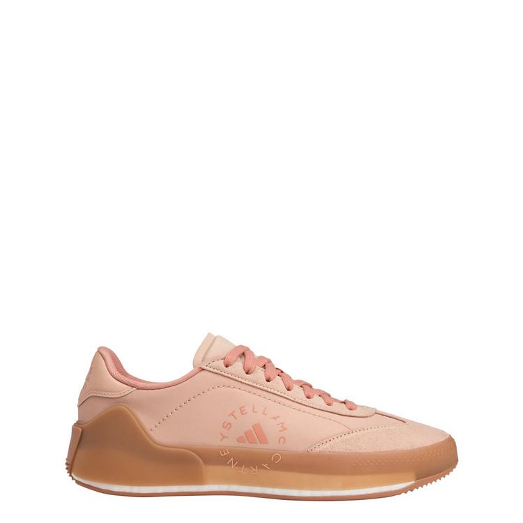 adidas adidas adidas by Stella McCartney Court Boost Fitnessschuhe Damen - Soft Powder / Soft Powder / Charcoal - 0 | SportScheck