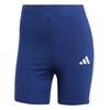 adidas Essentials 3-Streifen High Waisted Funktionsshorts Damen - Dark Blue / White