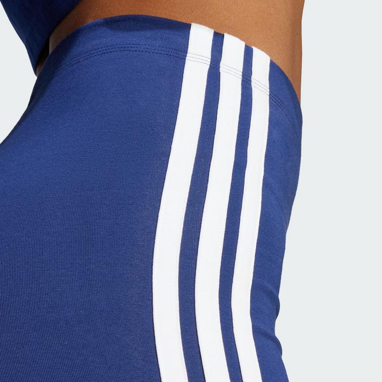 adidas adidas Essentials 3-Streifen High Waisted Funktionsshorts Damen - Dark Blue / White - 0 | SportScheck