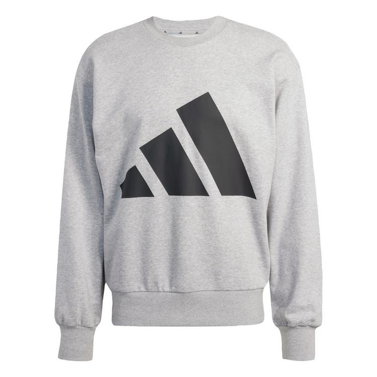 adidas adidas Essentials Big Logo French Terry Sweatshirt Herren - Medium Grey Heather / Black - 0 | SportScheck