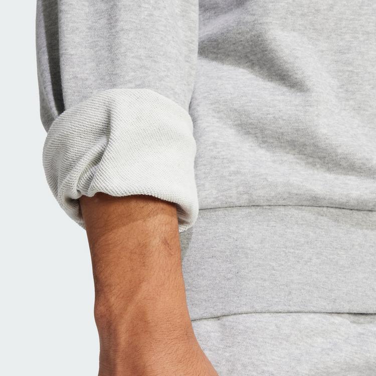 adidas adidas Essentials Big Logo French Terry Sweatshirt Herren - Medium Grey Heather / Black - 1 | SportScheck