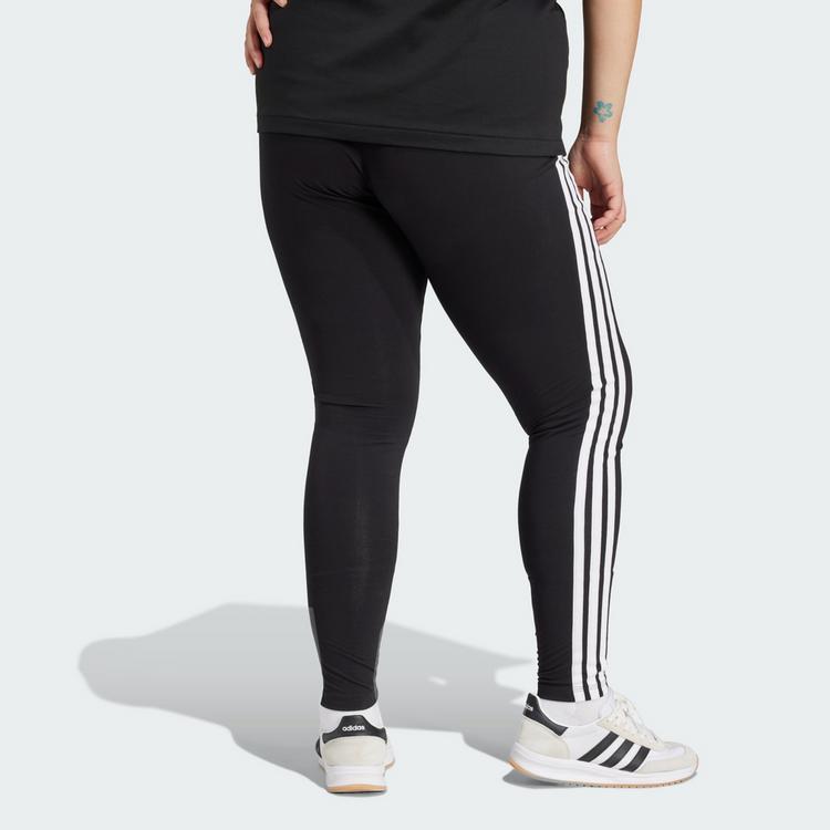 adidas adidas Essentials 3-Streifen Cotton Leggings &ndash; Leggings Damen - Black / White - 1 | SportScheck