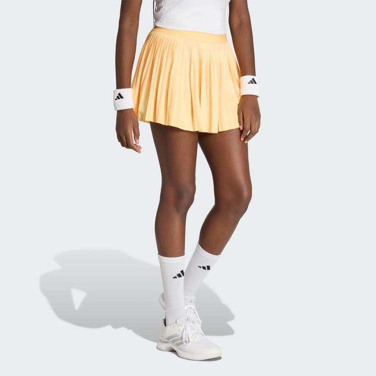 adidas adidas Club Pleated Tennisrock Hot Pants Damen - Ice Tangerine - 0 | SportScheck