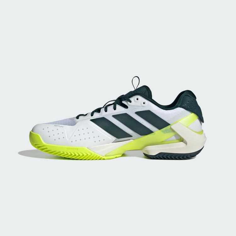 adidas adidas Adizero Ubersonic 5 Clay Tennisschuh Tennisschuhe Herren - Aurora Ivy / Cloud White / Cloud White - 5 | SportScheck