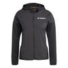 adidas Terrex Xperior Climawarm+ Wind Light Fleecejacke Damen - Black
