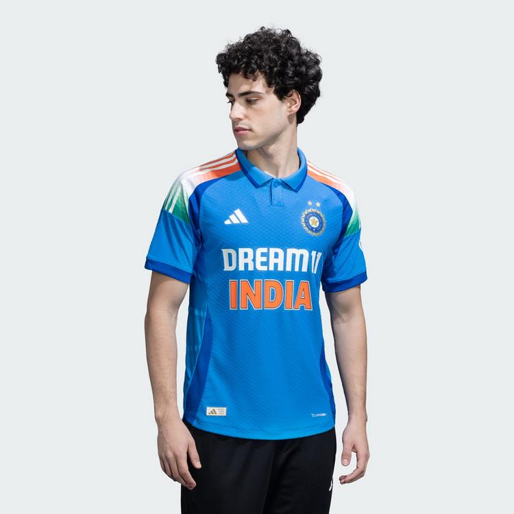 adidas adidas Indien Cricket One Day International Trikot Herren - True Blue - 0 | SportScheck