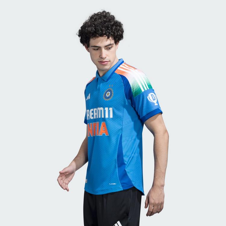 adidas adidas Indien Cricket One Day International Trikot Herren - True Blue - 2 | SportScheck