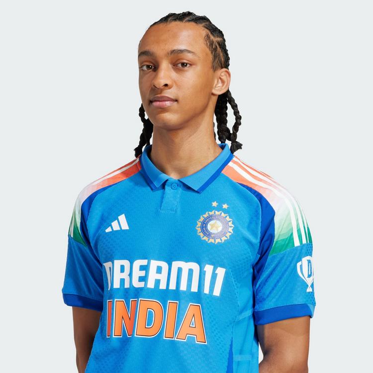 adidas adidas Indien Cricket One Day International Trikot Herren - True Blue - 1 | SportScheck