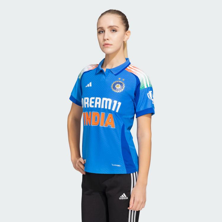 adidas adidas Indien Cricket One Day International Trikot Damen - True Blue - 2 | SportScheck