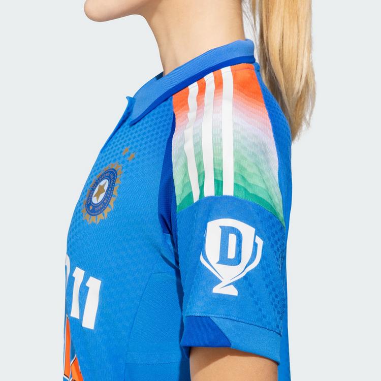 adidas adidas Indien Cricket One Day International Trikot Damen - True Blue - 4 | SportScheck