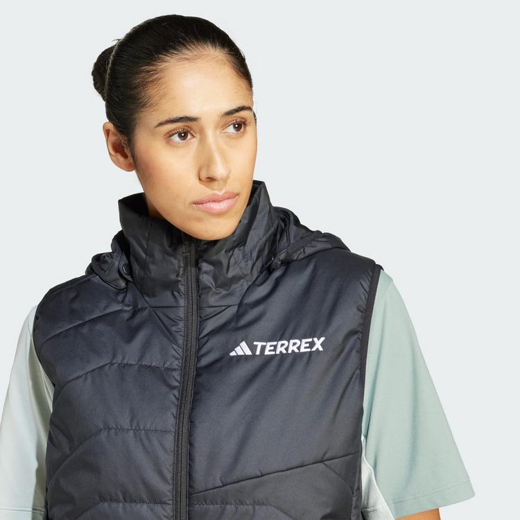 adidas adidas Terrex Multi Climawarm Insulated Hooded Fleeceweste Damen - Black - 1 | SportScheck