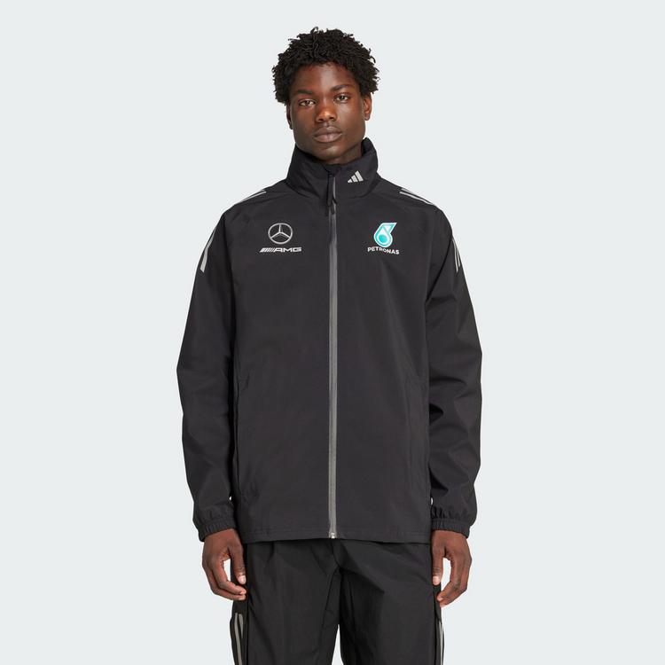 adidas adidas MERCEDES - AMG PETRONAS FORMULA ONE Fahrradjacke Herren - Black / Reflective Silver - 0 | SportScheck