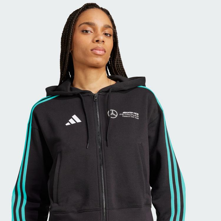 adidas adidas MERCEDES - AMG PETRONAS FORMULA ONE Fahrradjacke Damen - Black / White - 0 | SportScheck