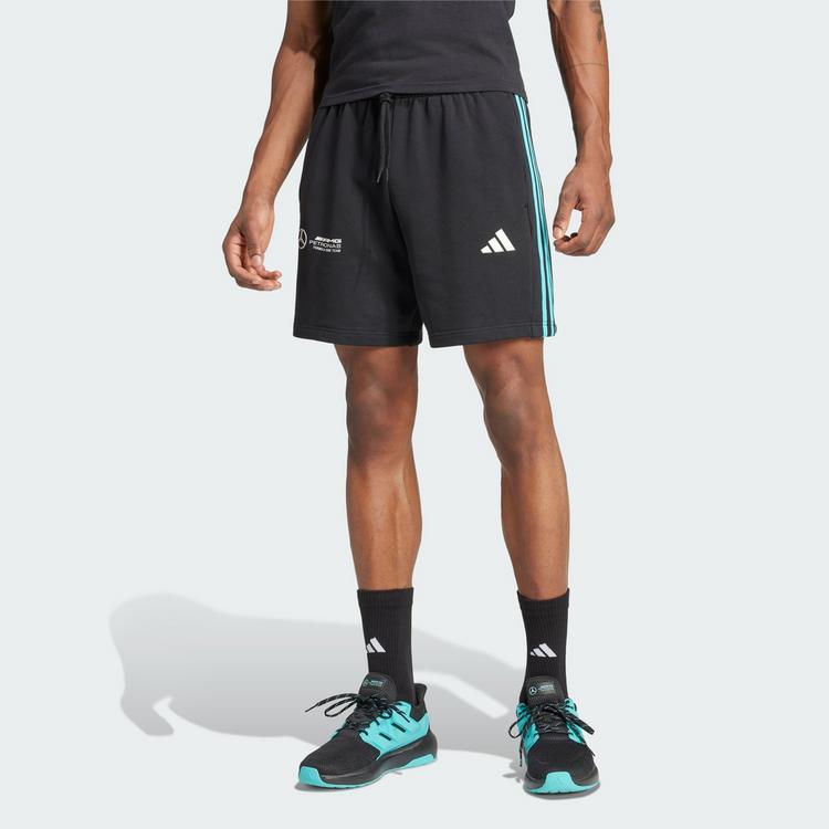 adidas adidas MERCEDES - AMG PETRONAS FORMULA ONE Shorts Herren - Black / White - 0 | SportScheck