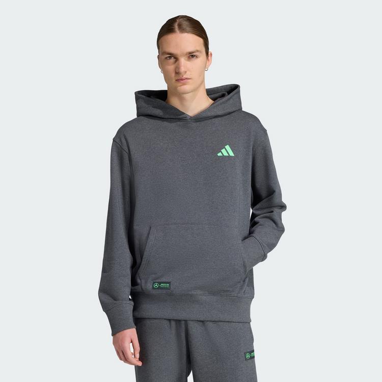adidas adidas MERCEDES - AMG PETRONAS FORMULA ONE Hoodie Herren - Dark Grey Heather - 0 | SportScheck