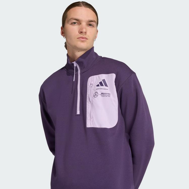 adidas adidas Mercedes - AMG Petronas Formula One Sweatshirt Herren - Aurora Plum - 1 | SportScheck