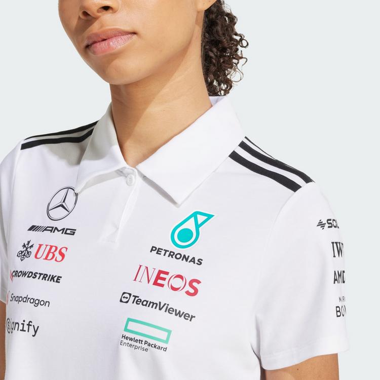 adidas adidas MERCEDES - AMG PETRONAS FORMULA ONE Funktionstop Damen - White Melange / Black - 1 | SportScheck