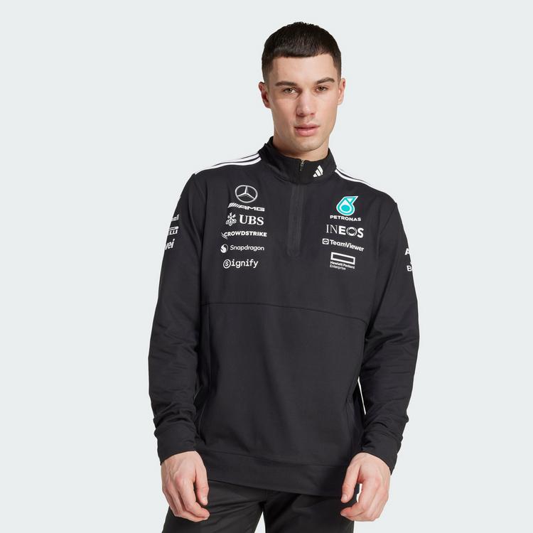 adidas adidas MERCEDES - AMG PETRONAS FORMULA ONE Sweatshirt Herren - Black / White - 0 | SportScheck