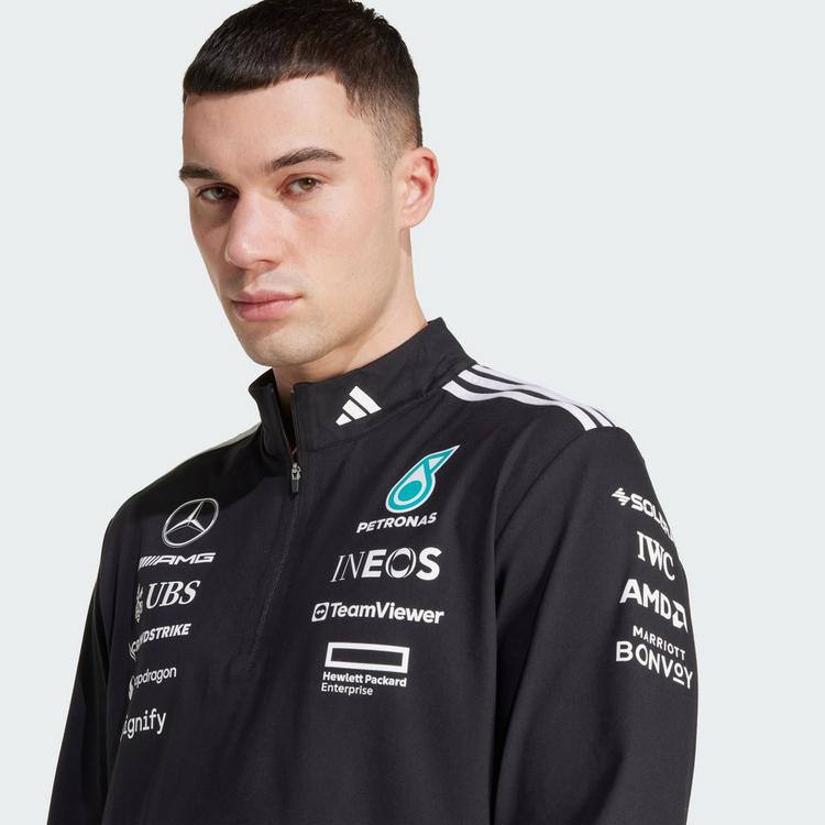 adidas adidas MERCEDES - AMG PETRONAS FORMULA ONE Sweatshirt Herren - Black / White - 1 | SportScheck
