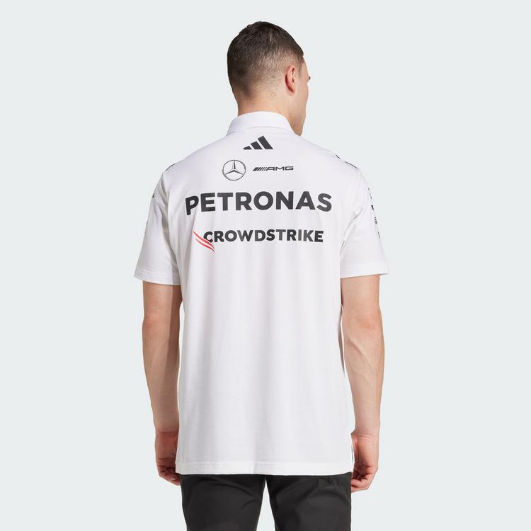adidas adidas MERCEDES - AMG PETRONAS FORMULA ONE Funktionstop Herren - White Melange / Black - 1 | SportScheck