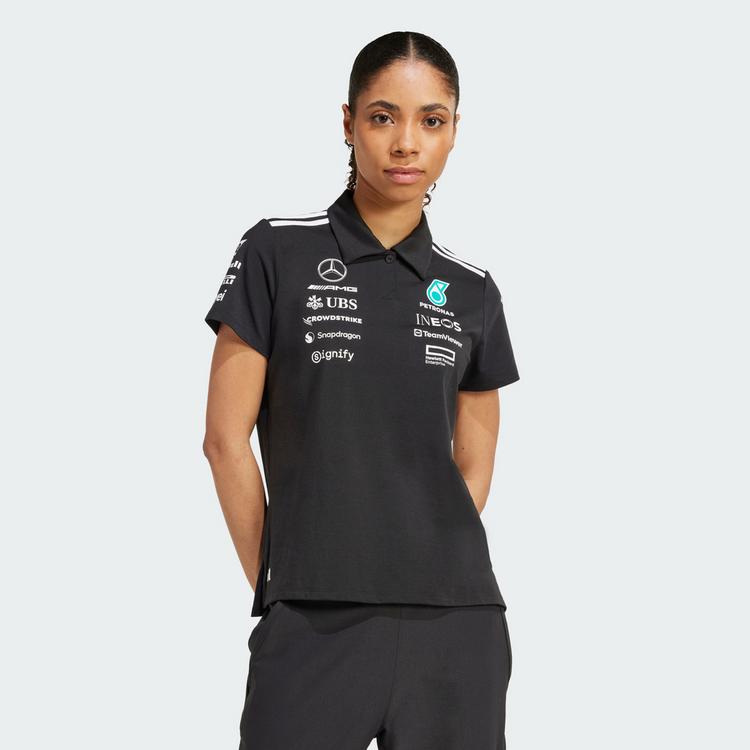 adidas adidas MERCEDES - AMG PETRONAS FORMULA ONE Funktionstop Damen - Black / White - 0 | SportScheck