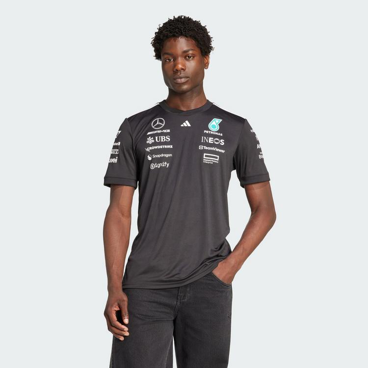adidas adidas MERCEDES - AMG PETRONAS FORMULA ONE Funktionstop Herren - Black / White - 0 | SportScheck