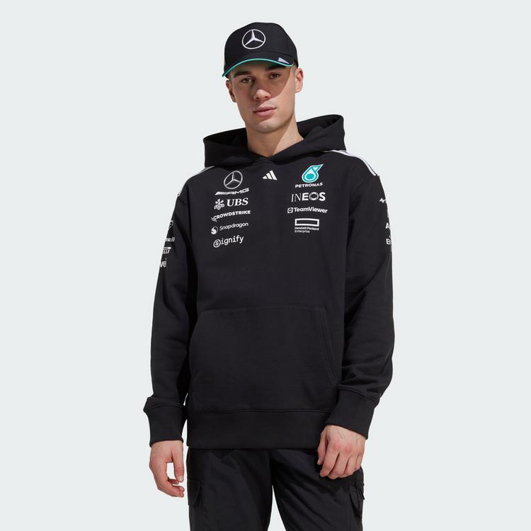 adidas adidas Mercedes - AMG Petronas Formula One Hoodie Herren - Black / White - 0 | SportScheck