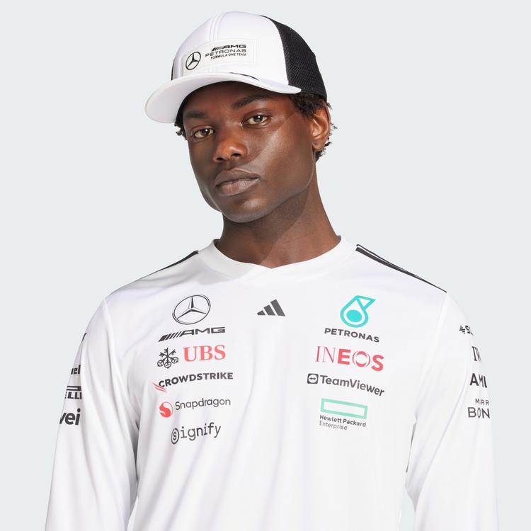 adidas adidas MERCEDES - AMG PETRONAS FORMULA ONE Funktionstop Herren - White / Black - 0 | SportScheck