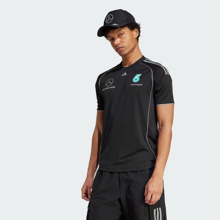 adidas adidas MERCEDES - AMG PETRONAS FORMULA ONE Funktionstop Herren - Black / Reflective Silver - 0 | SportScheck