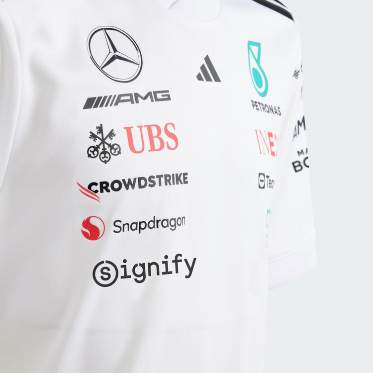 adidas adidas MERCEDES - AMG PETRONAS FORMULA ONE Funktionstop Kinder - White / Black - 2 | SportScheck