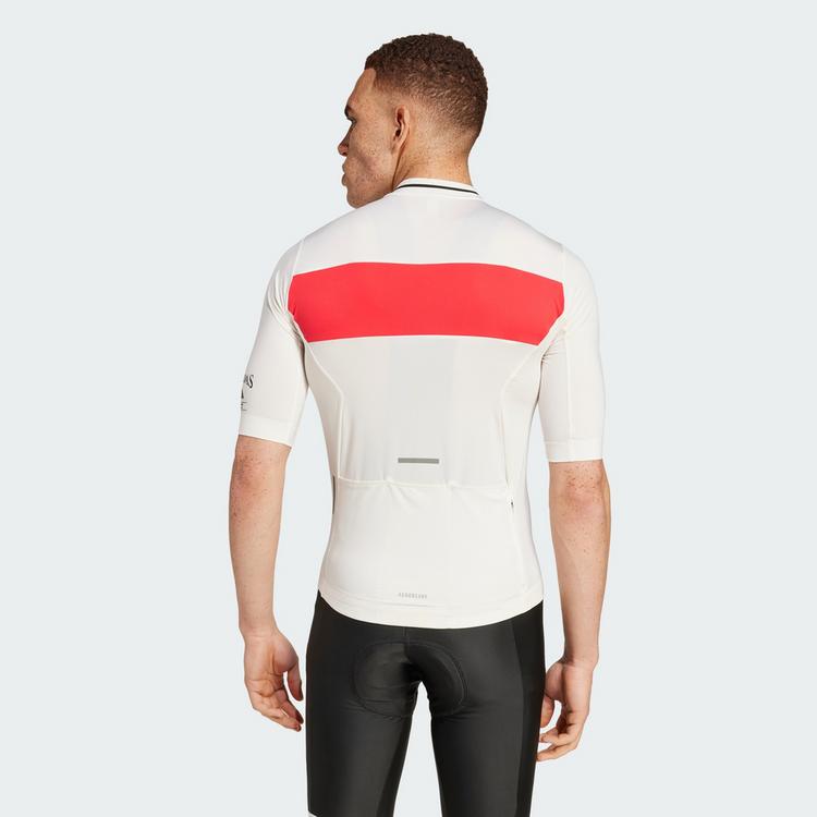 adidas adidas adidas Heritage Tempo 3-Streifen Trikot Herren - Chalk White / Pure Ruby - 1 | SportScheck