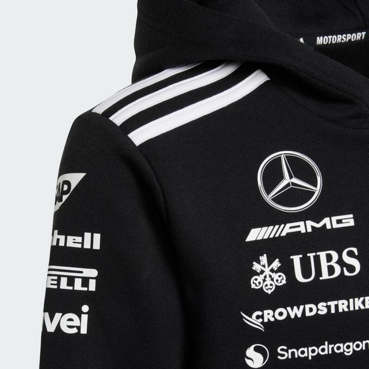 adidas adidas MERCEDES - AMG PETRONAS FORMULA ONE Hoodie Kinder - Black / White - 3 | SportScheck