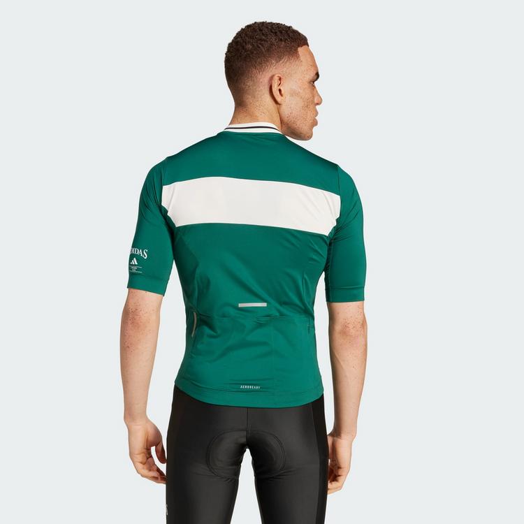 adidas adidas adidas Heritage Tempo 3-Streifen Trikot Herren - Collegiate Green / Chalk White - 1 | SportScheck