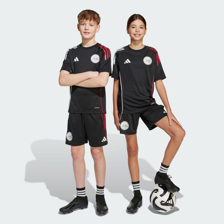 adidas adidas Ajax Tiro 25 Competition Kids Funktionsshorts Kinder - Black / White / Bold Red - 0 | SportScheck