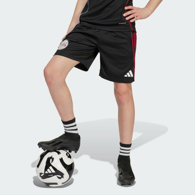adidas adidas Ajax Tiro 25 Competition Kids Funktionsshorts Kinder - Black / White / Bold Red - 1 | SportScheck