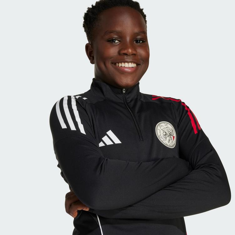 adidas adidas Ajax Amsterdam Tiro 25 Competition Kids Trainingsanzug Kinder - Black / White / Bold Red - 1 | SportScheck