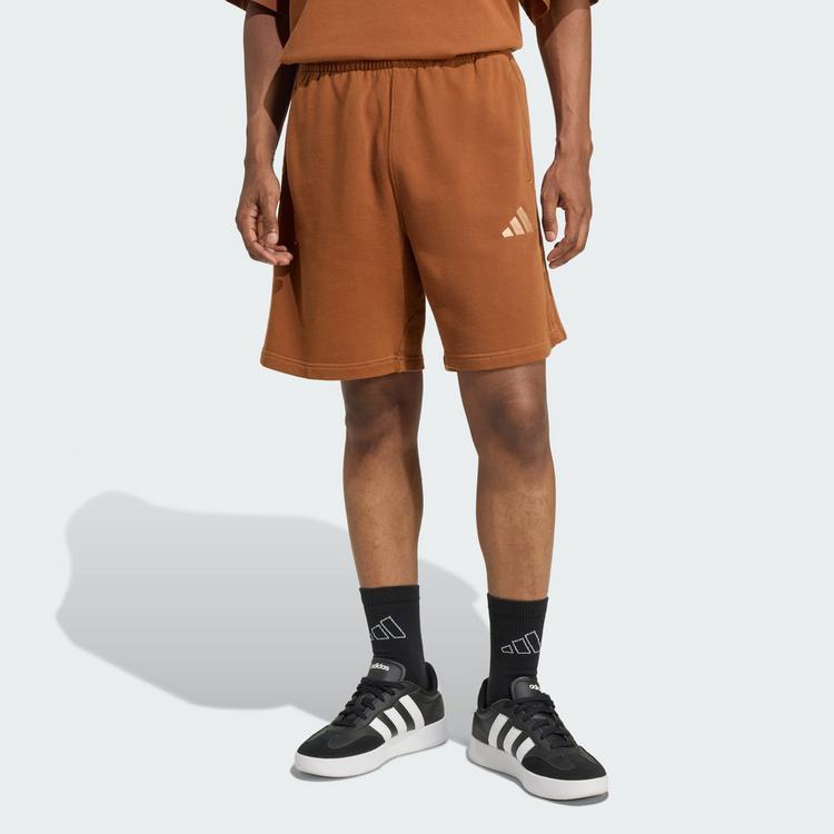 adidas adidas ALL SZN French Terry Shirts, Funktionsshorts Herren - Dusky Bronze - 0 | SportScheck
