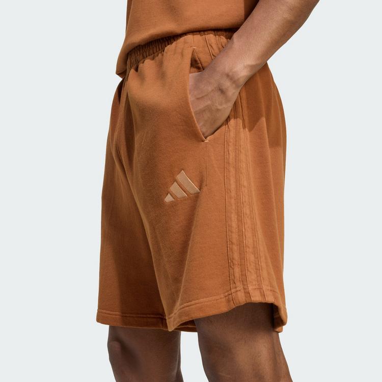adidas adidas ALL SZN French Terry Shirts, Funktionsshorts Herren - Dusky Bronze - 0 | SportScheck