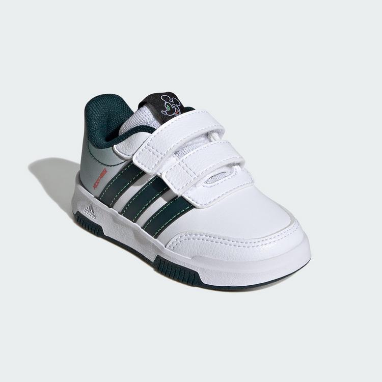 adidas adidas adidas Disney Micky Maus Tensaur Kids Sneaker Kinder - Cloud White / Aurora Ivy / Lime Burst - 3 | SportScheck