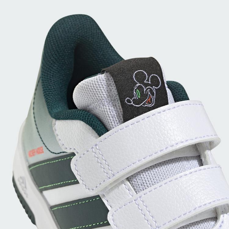 adidas adidas adidas x Disney Mickey Mouse Tensaur Sneaker Kinder - Cloud White / Aurora Ivy / Impact Orange - 6 | SportScheck