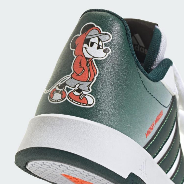 adidas adidas adidas x Disney Mickey Mouse Tensaur Sneaker Kinder - Cloud White / Aurora Ivy / Impact Orange - 7 | SportScheck