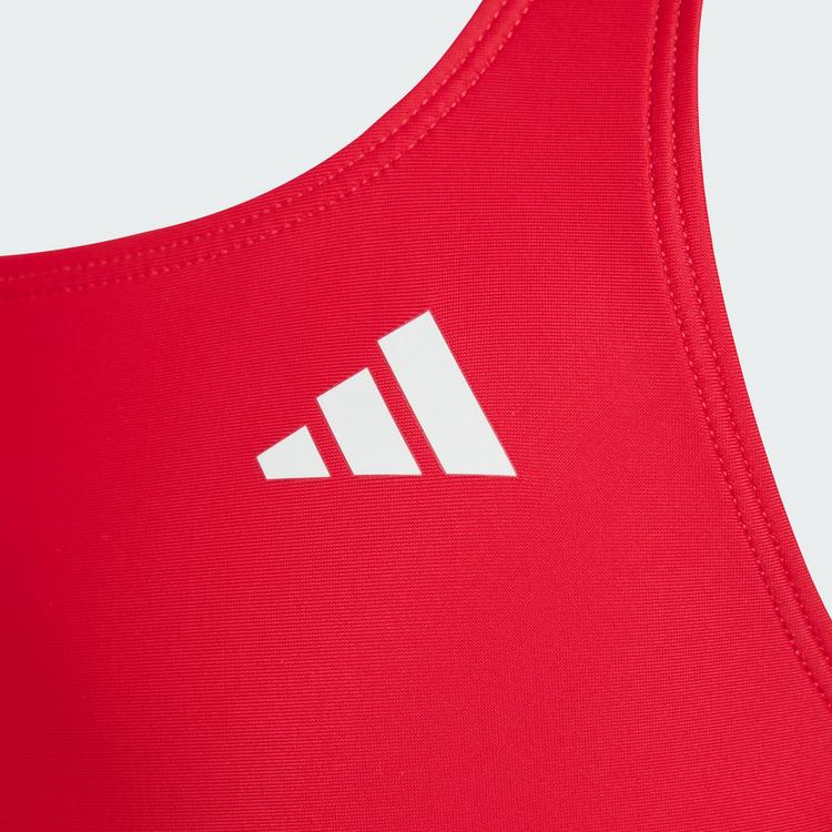 adidas adidas Kids Badeanzug mit V-f&ouml;rmigem Badeanzug Kinder - Pure Ruby - 1 | SportScheck