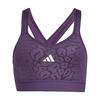 adidas All Sports Animalprint Marshmallow BH Kinder - Aurora Plum / White