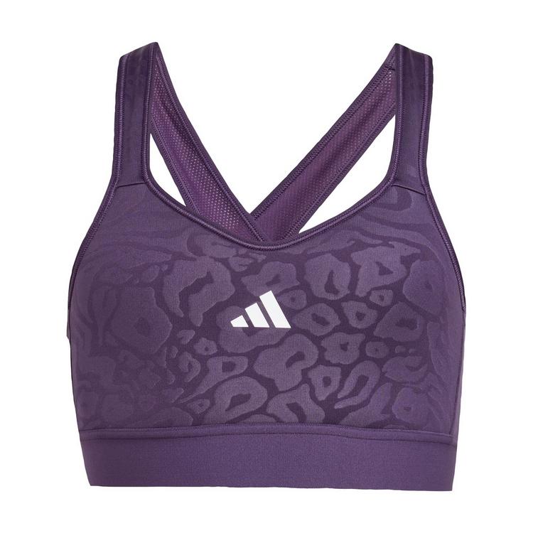 adidas adidas All Sports Animalprint Marshmallow BH Kinder - Aurora Plum / White - 0 | SportScheck