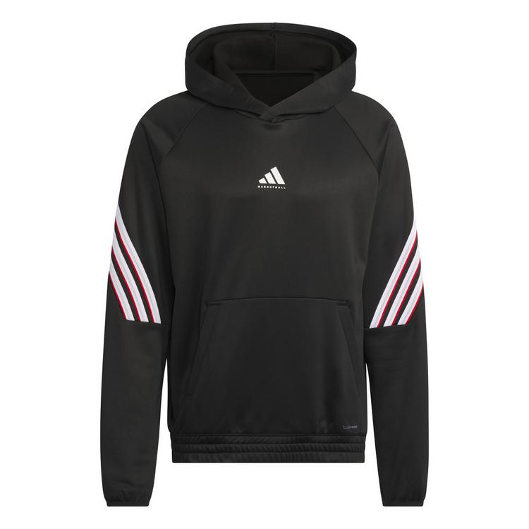 adidas adidas Warmer adidas Basketball Crazy Fleece Hoodie Herren - Black / White - 0 | SportScheck
