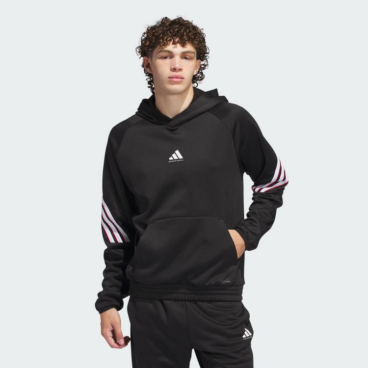 adidas adidas Warmer adidas Basketball Crazy Fleece Hoodie Herren - Black / White - 0 | SportScheck