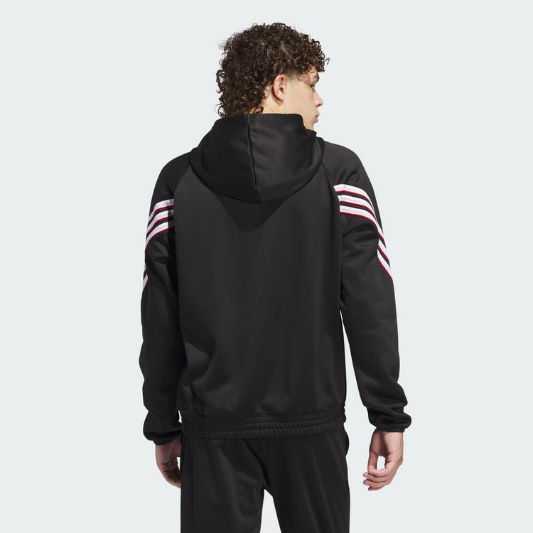 adidas adidas Warmer adidas Basketball Crazy Fleece Hoodie Herren - Black / White - 1 | SportScheck