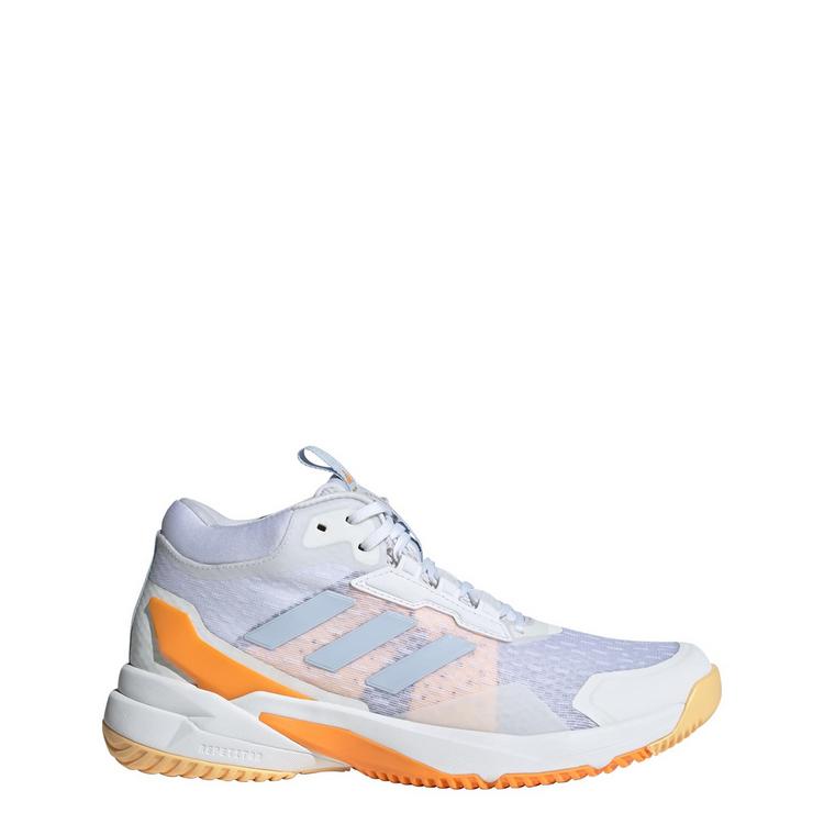 adidas adidas Crazyflight 6 Mid Schuh f&uuml;r Hallenschuhe Damen - Cloud White / Crystal Sky / Pure Tangerine - 0 | SportScheck